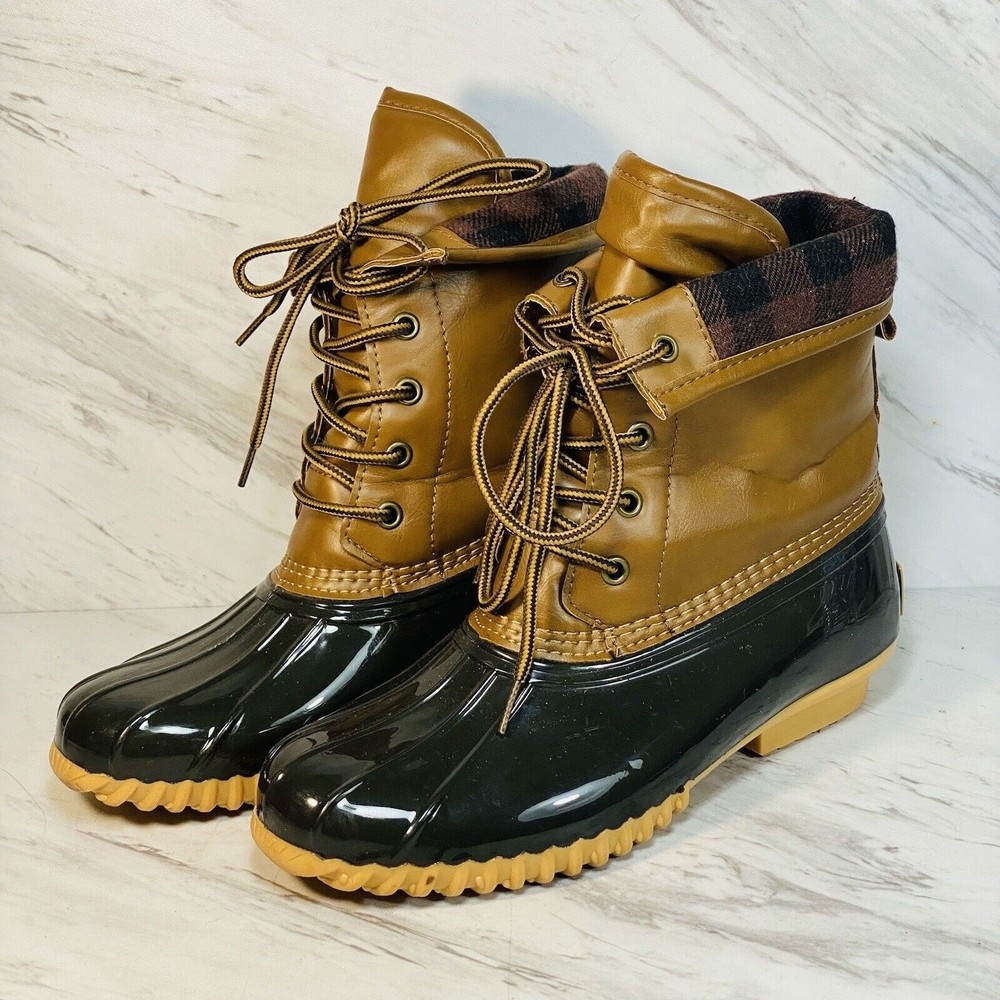 Sporto The Original Duck Boot Ariel Women’s Tan Brown Size 7M Excellent